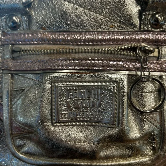 Coach Silver and Purple Star Shoulder Bag - Picture 7 of 8